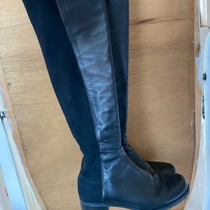 Stuart Weitzman 5050 Leather Over the Knee Boots
